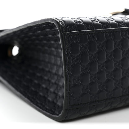 Gucci Microguccissima Medium Emily Chain Shoulder Bag Blue 9 of 11