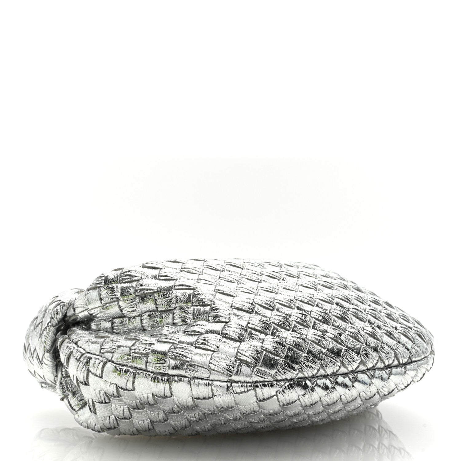 Bottega Veneta Metallic Nappa Intrecciato Mini Jodie Silver 4 of 8