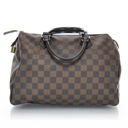 Louis Vuitton Damier Ebene Speedy 30 3 of 9