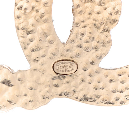 Chanel Pearl CC Crystal Brooch Gold Multicolor 3 of 5