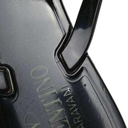 Valentino Garavani PVC Jelly Rockstud Bow Thong Sandals 38 Black 15 of 15