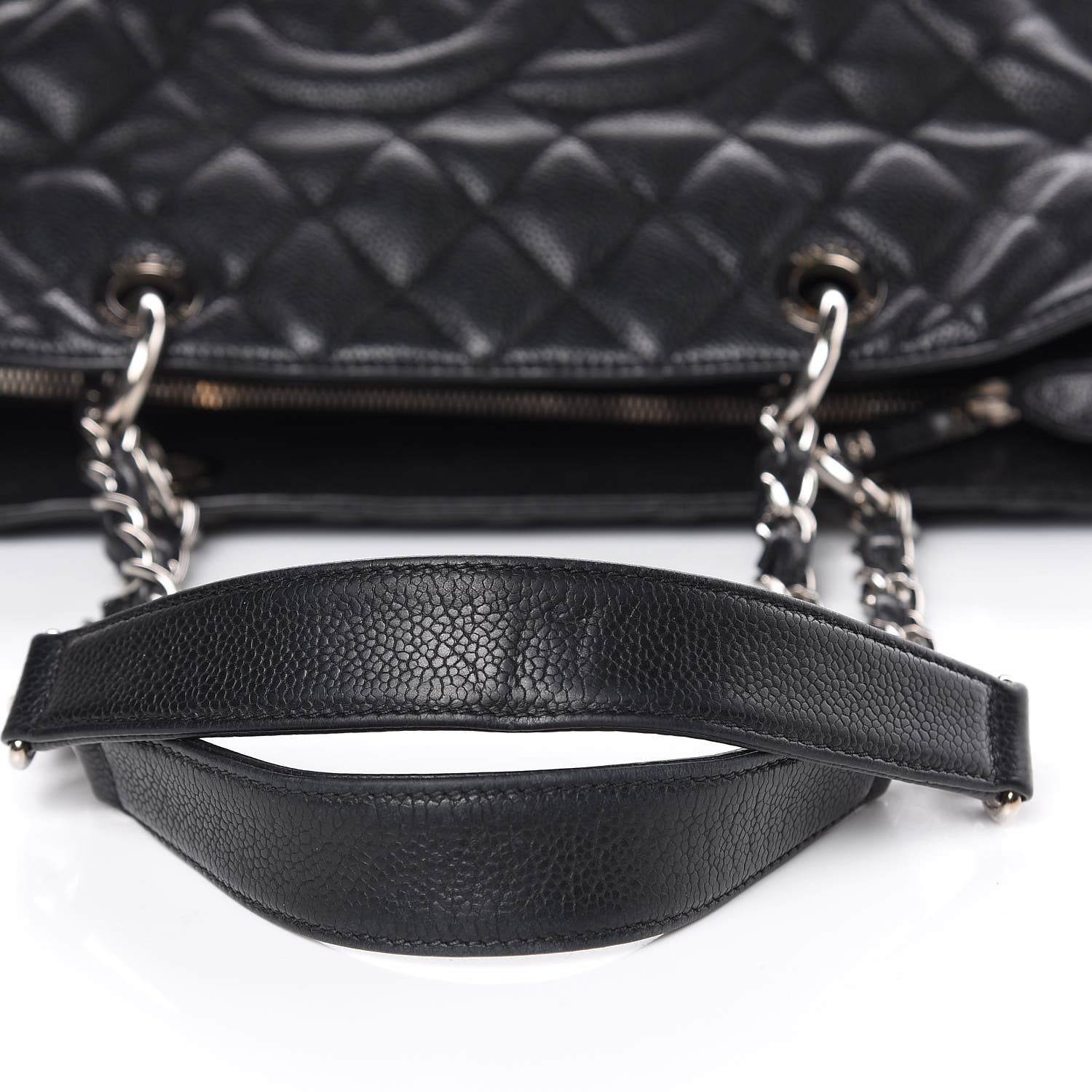 Chanel Caviar Quilted Grand Shopping Tote GST Black 15 of 20