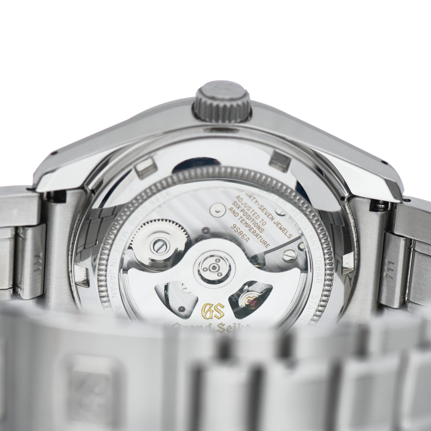 Grand Seiko Stainless Steel 40mm Mechanical High-Beat 36000 GMT Automatic Watch Black SBGJ203 4 of 5