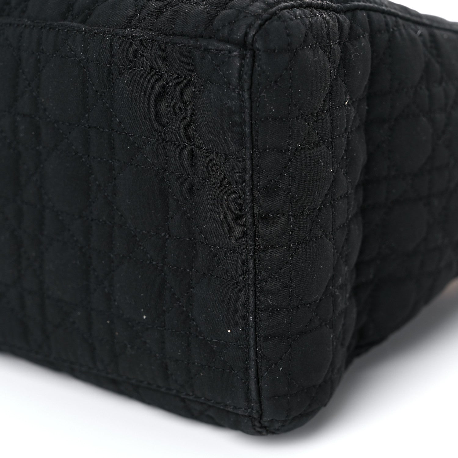 Christian Dior Nylon Cannage Medium Lady Dior Black 14 of 19