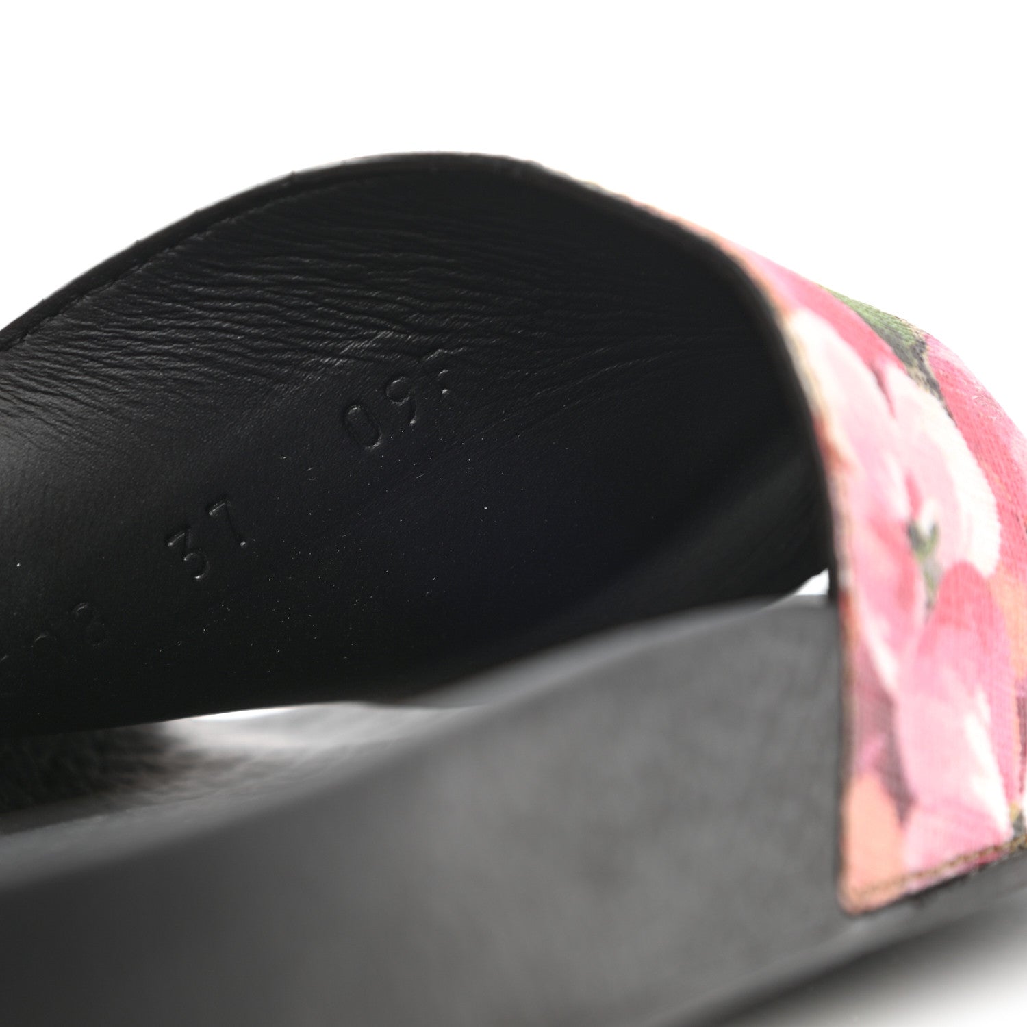 Gucci GG Supreme Monogram Blooms Slide Sandals 37 Beige Multicolor 7 of 7