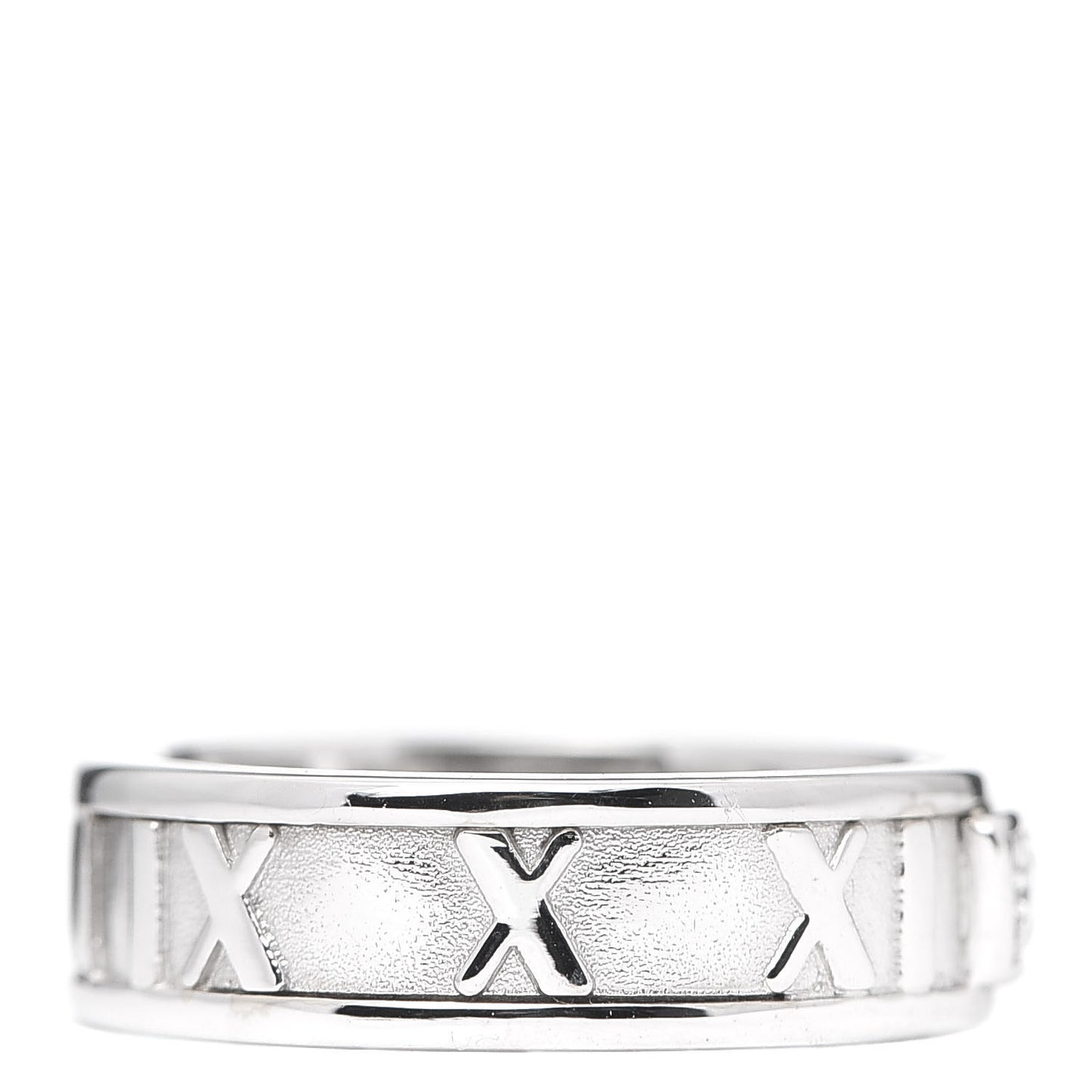 18K White Gold Diamond Atlas Ring 47 4