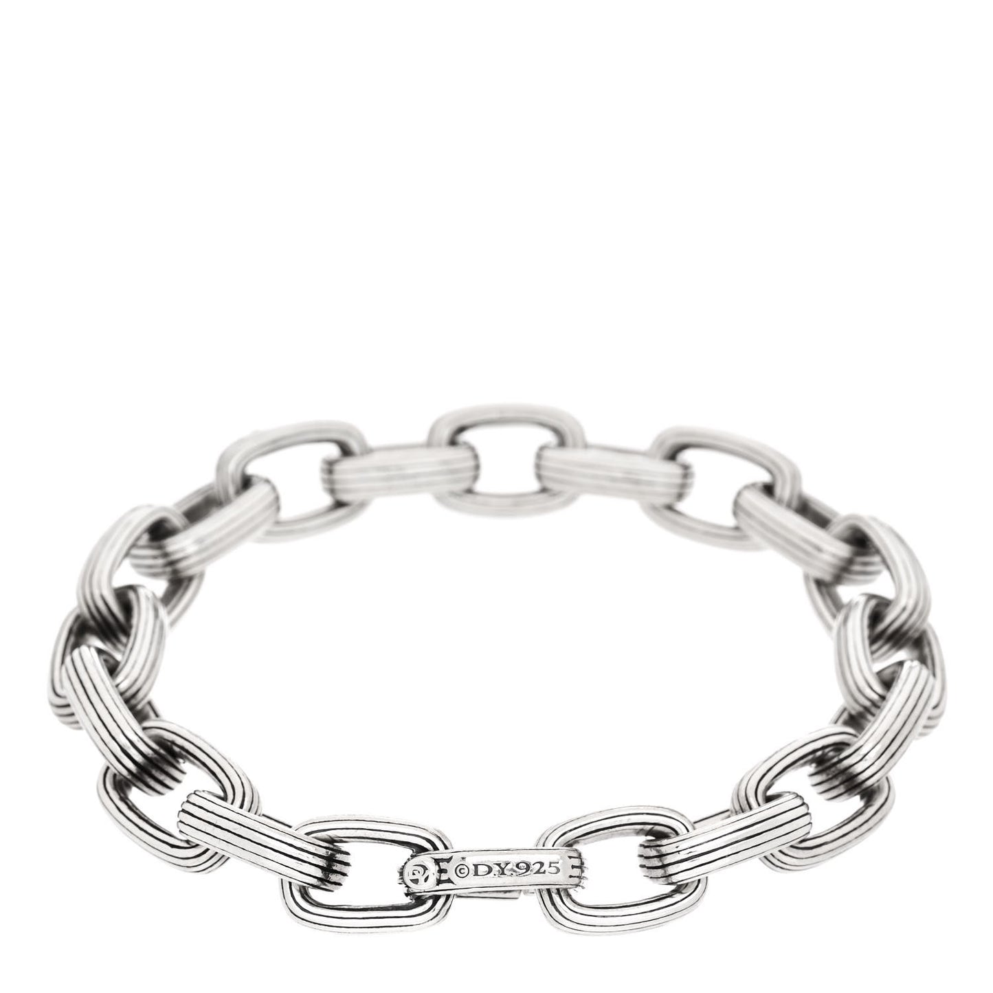 Sterling Silver Royal Cord Link Bracelet