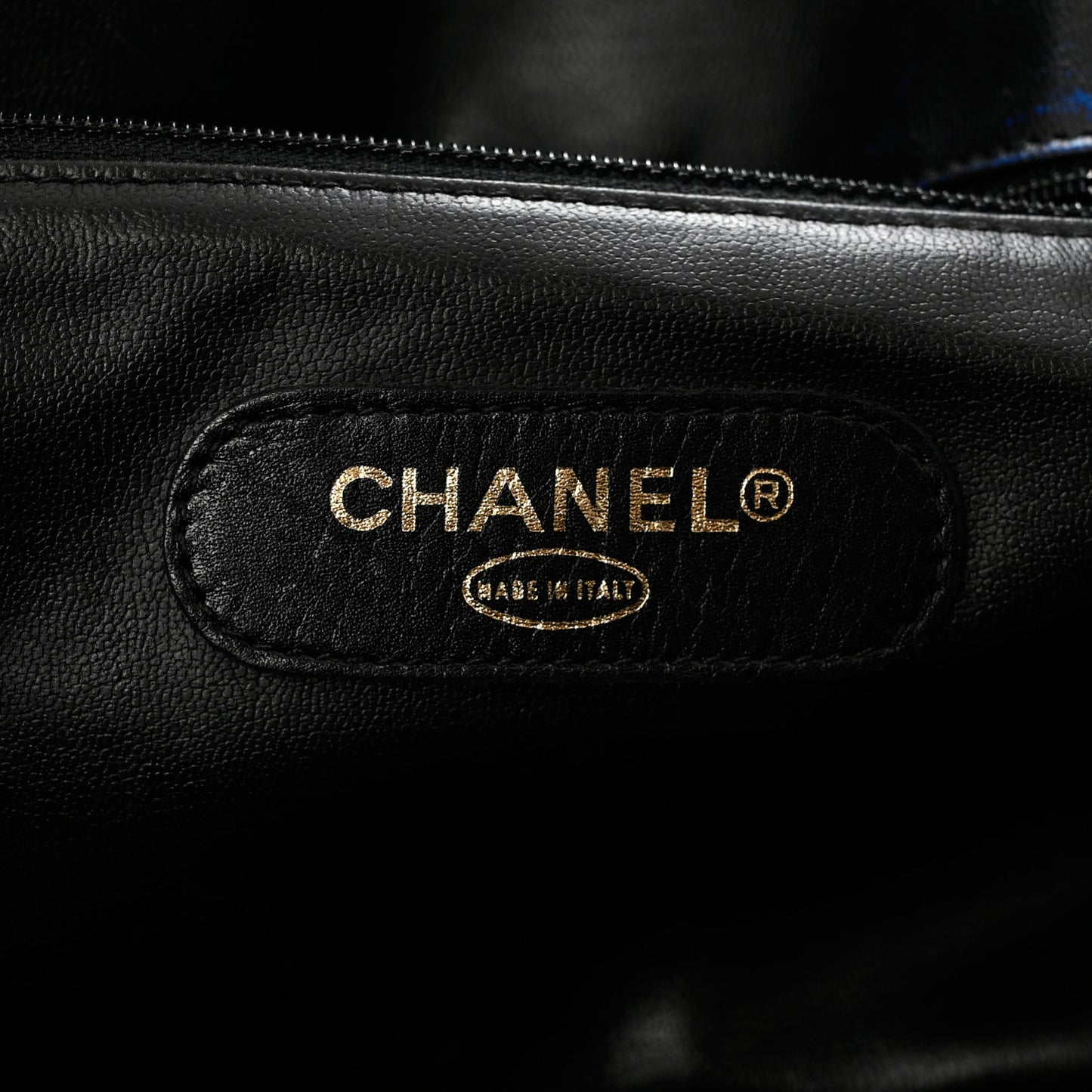 Calfskin Stitched Duffel Bag Black