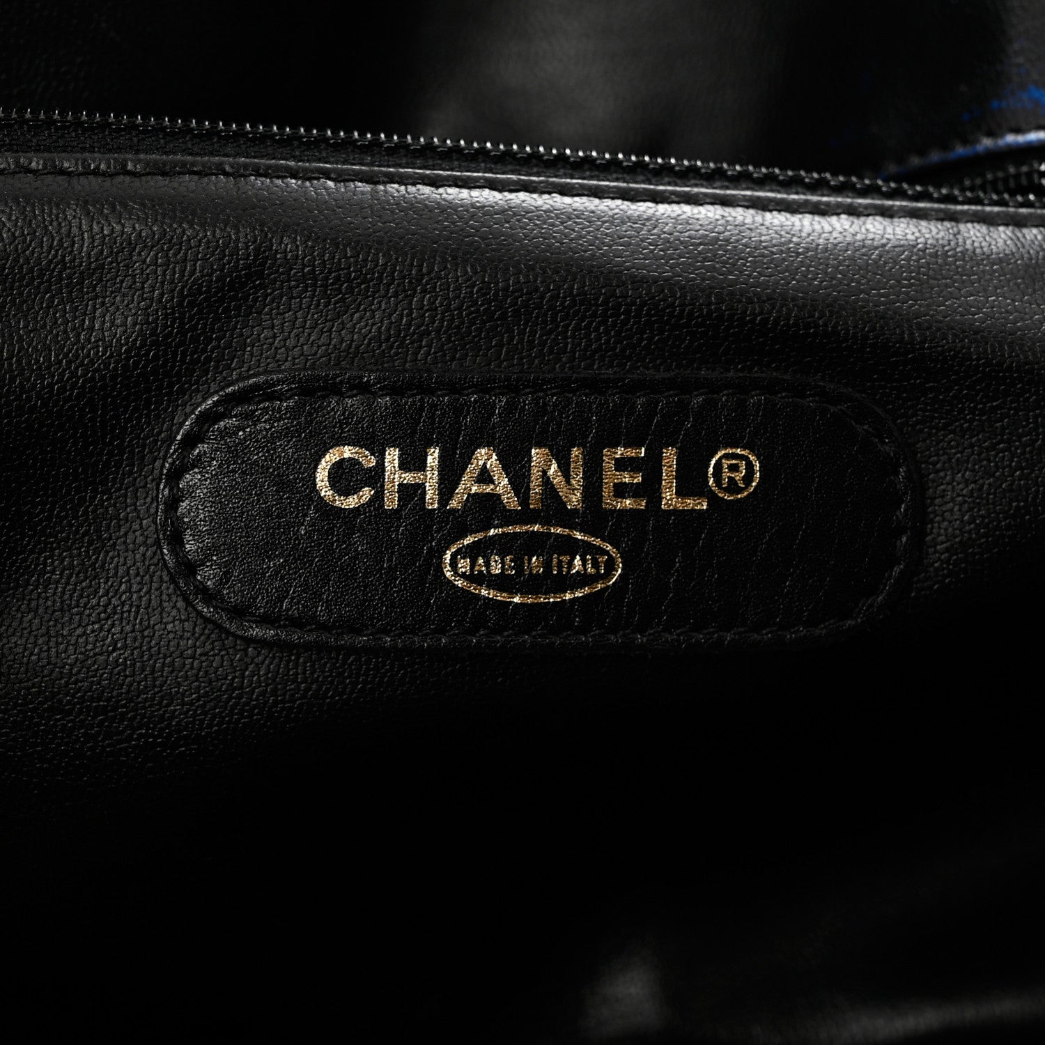 Chanel Calfskin Stitched Duffel Bag Black 5 of 12