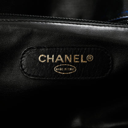 Chanel Calfskin Stitched Duffel Bag Black 5 of 12