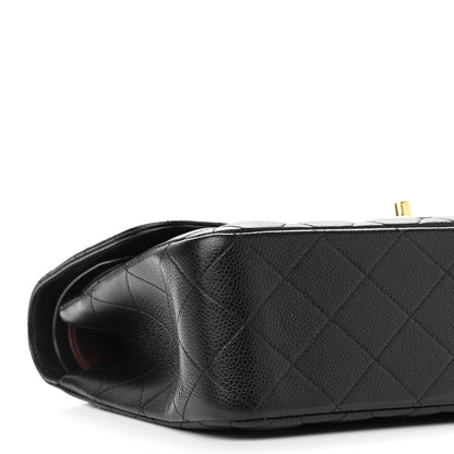 Chanel Caviar Quilted Jumbo Double Flap Black 12 of 13