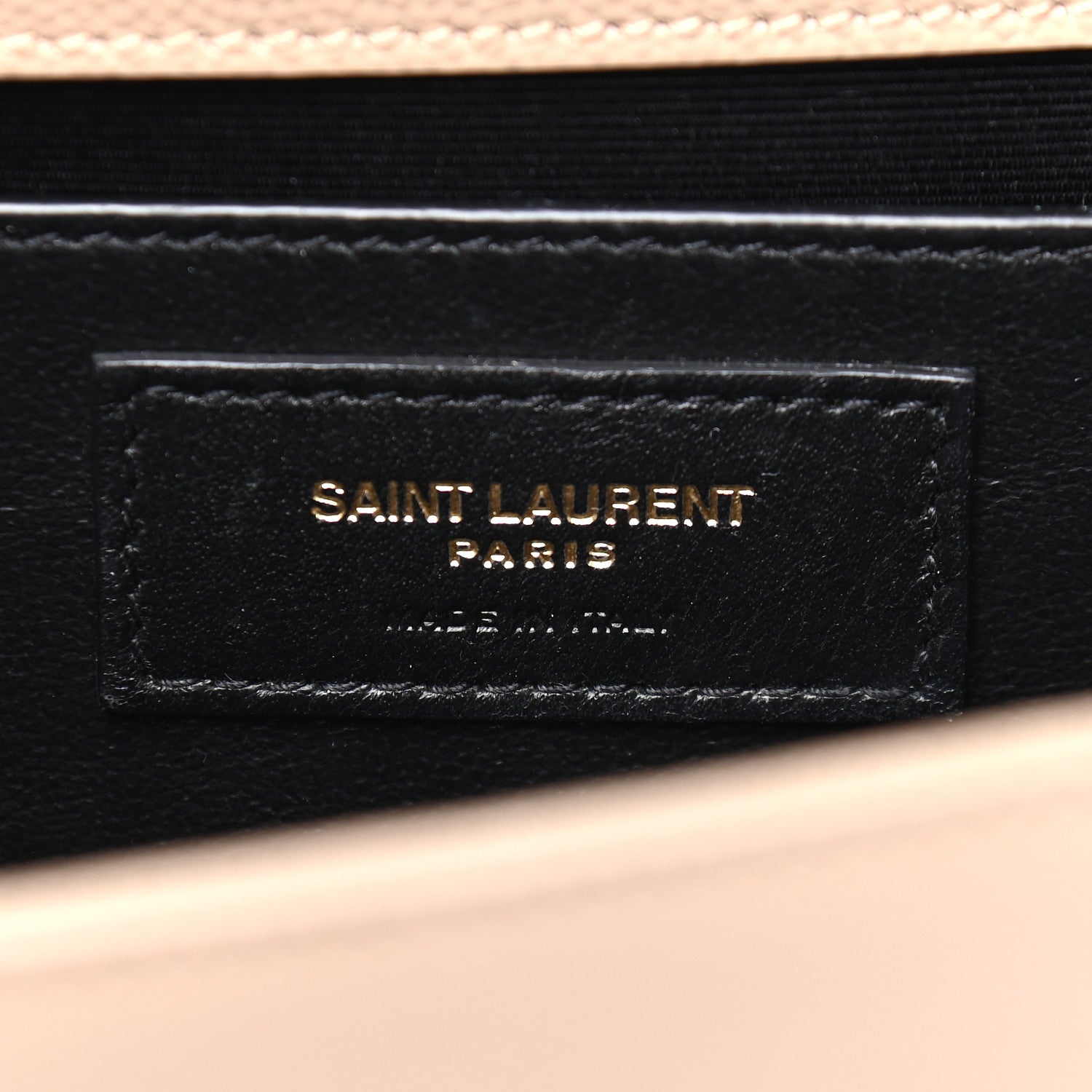 Saint Laurent Grain De Poudre Medium Monogram Kate Satchel Nude Powder 6 of 9