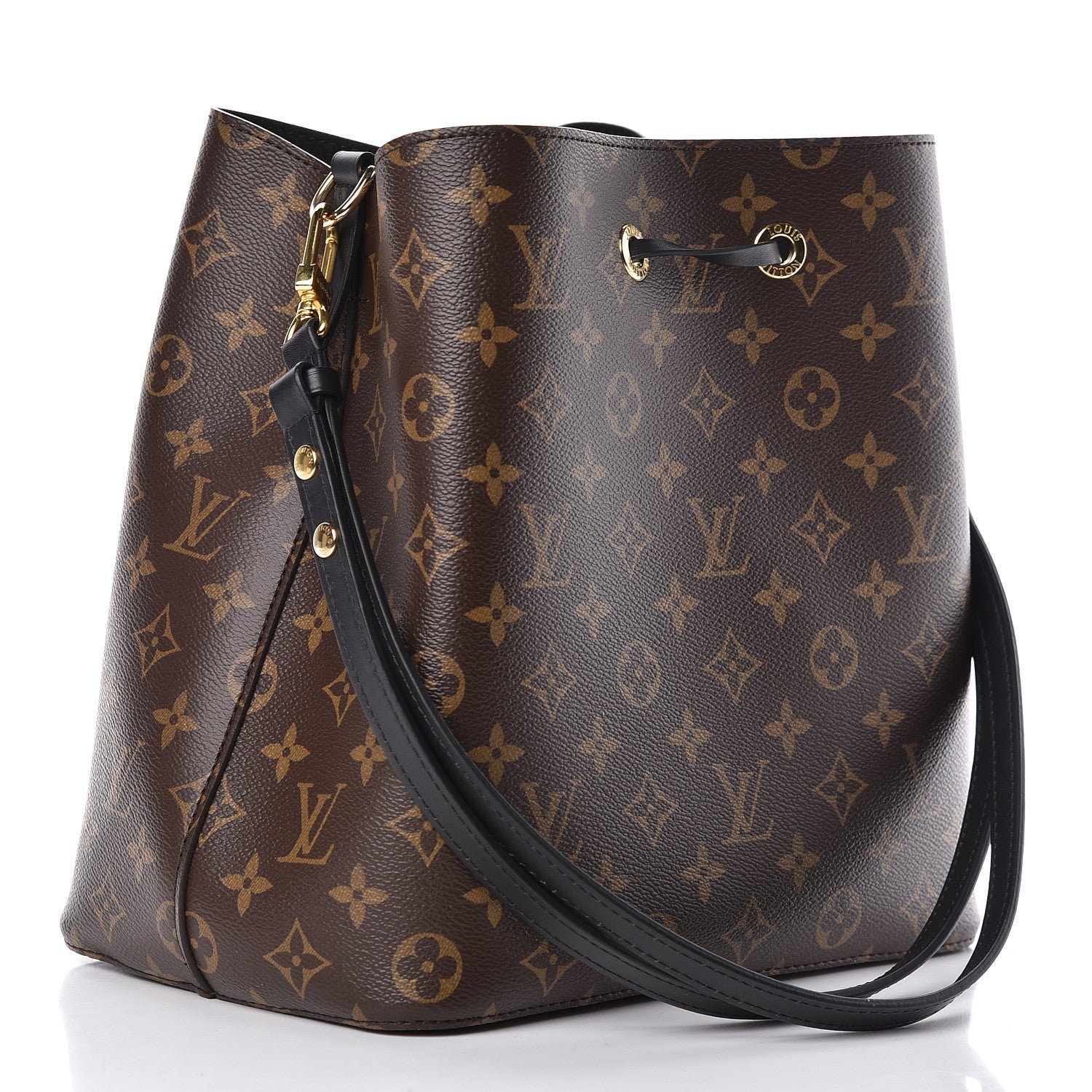 Louis Vuitton Monogram Neonoe MM Black 3 of 13
