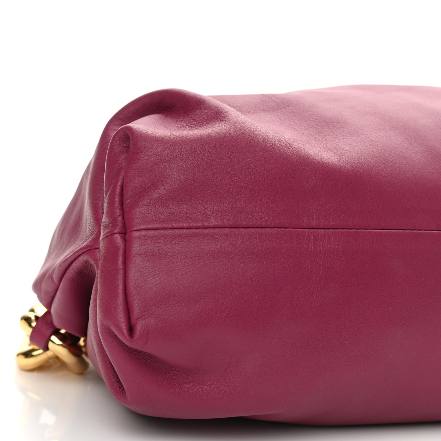 Calfskin The Pouch Chain Cinnabar