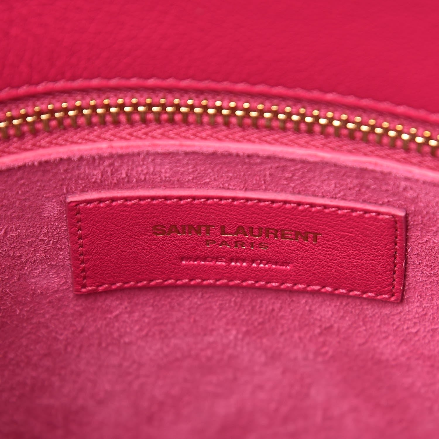 Saint Laurent Calfskin Small Sac De Jour Bubblegum 7 of 8