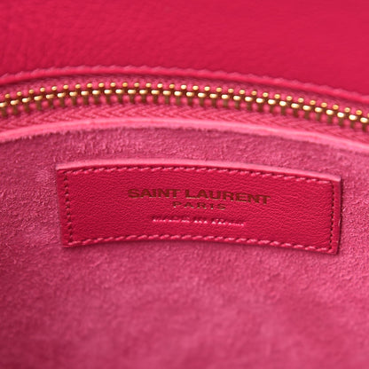 Saint Laurent Calfskin Small Sac De Jour Bubblegum 7 of 8