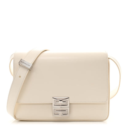 Givenchy Box Calfskin Medium 4G Shoulder Bag Ivory 1 of 9