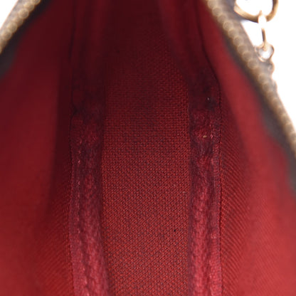 Louis Vuitton Damier Ebene Mini Pochette Accessories 8 of 9