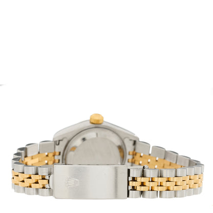 Rolex Stainless Steel 18K Yellow Gold Diamond 26mm Oyster Perpetual Datejust Watch Champagne Jubilee 79173 3 of 4