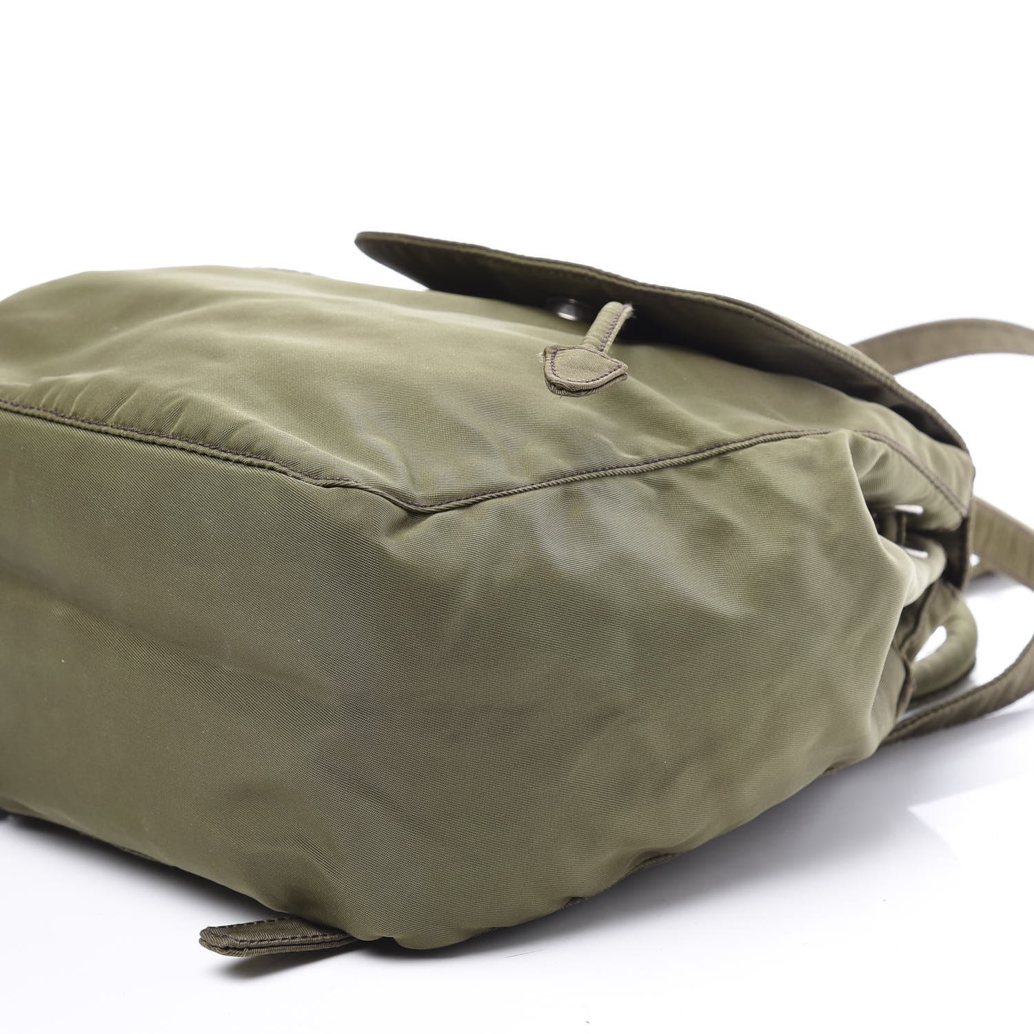 Prada Nylon Vela Mini Cinch Backpack Green 16 of 17