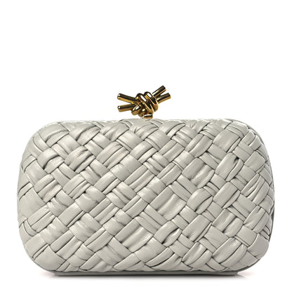 Bottega Veneta Foulard Intrecciato Minaudiere Knot Clutch 1 of 8