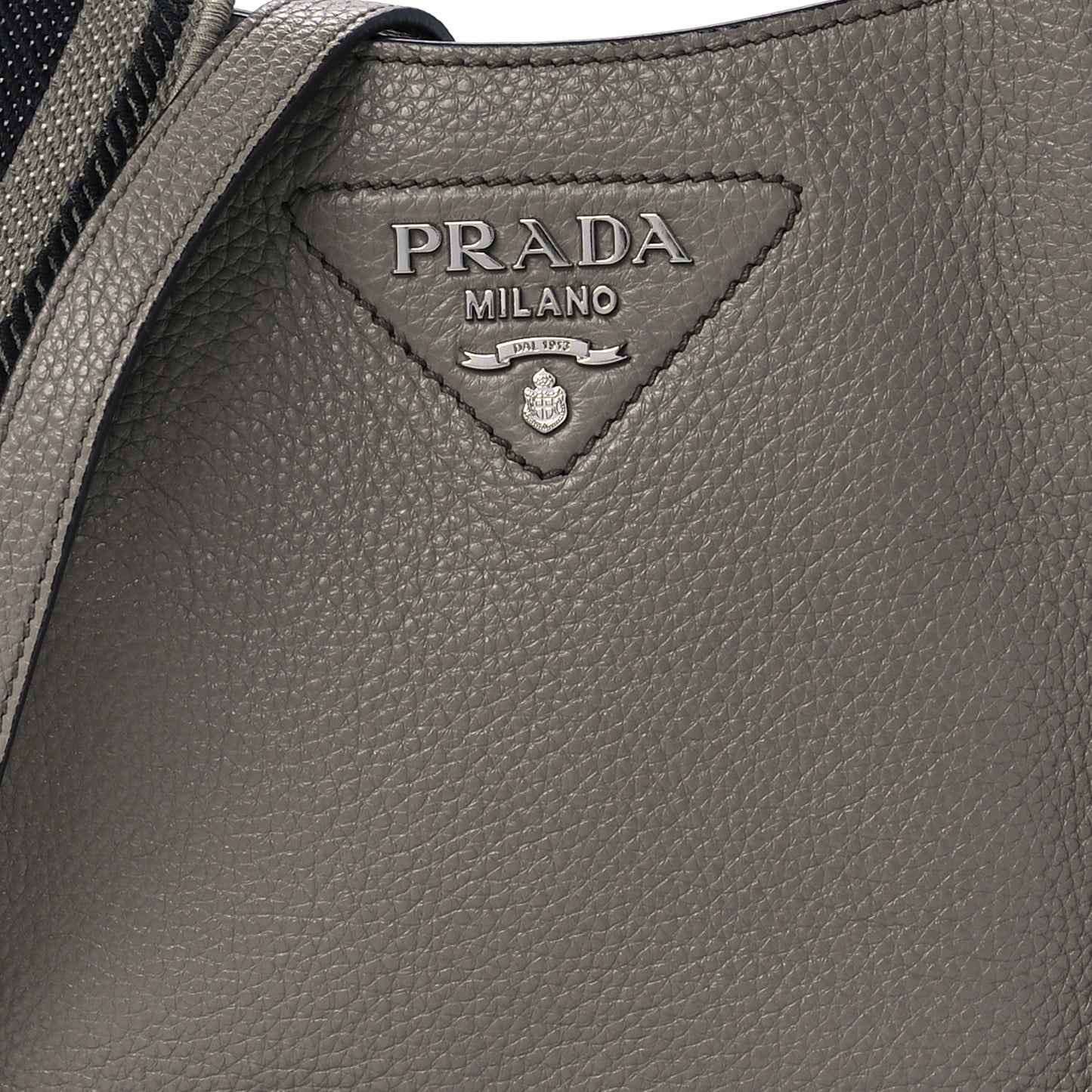 Vitello Daino Soft Mini Hobo Messenger Bag Argilla