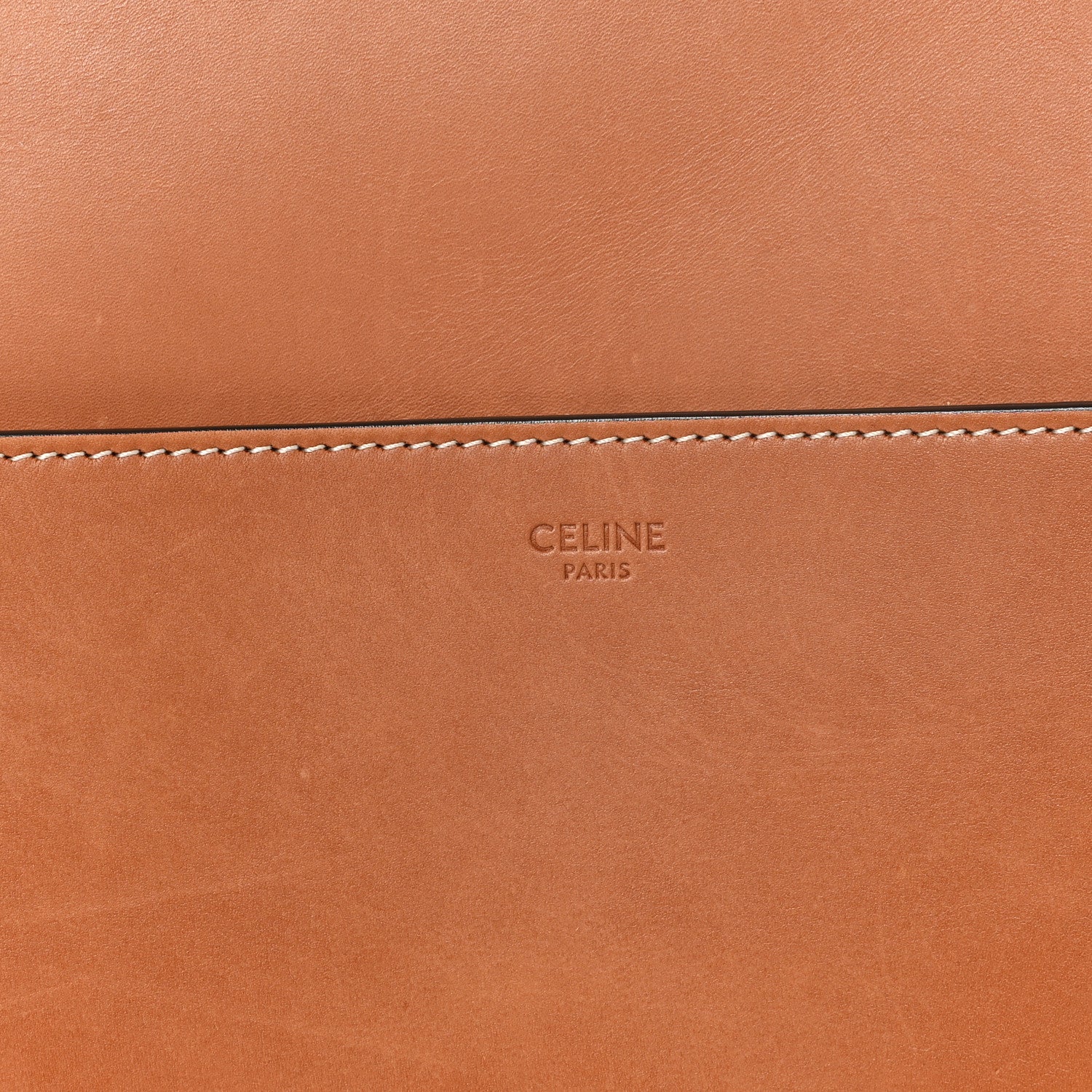 Celine Natural Calfskin Seau Sangle Bucket Bag Tan 7 of 10