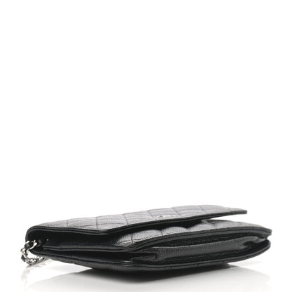 Chanel Caviar Quilted Wallet On Chain WOC Black 4 of 11