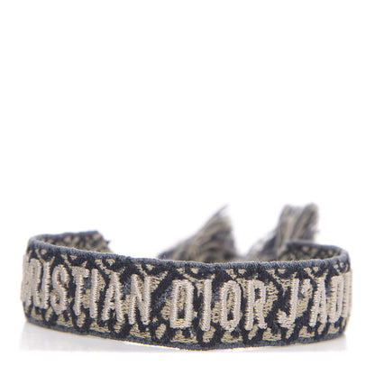 Christian Dior Woven Cotton J'Adior Friendship Bracelet Blue 1 of 3