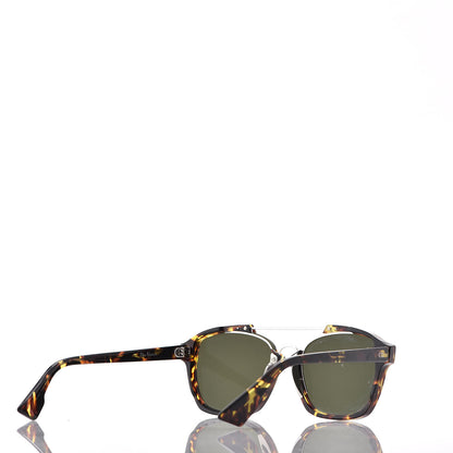 Christian Dior Square Mirrored Abstract Sunglasses Spotted Havana Purple 4 of 7