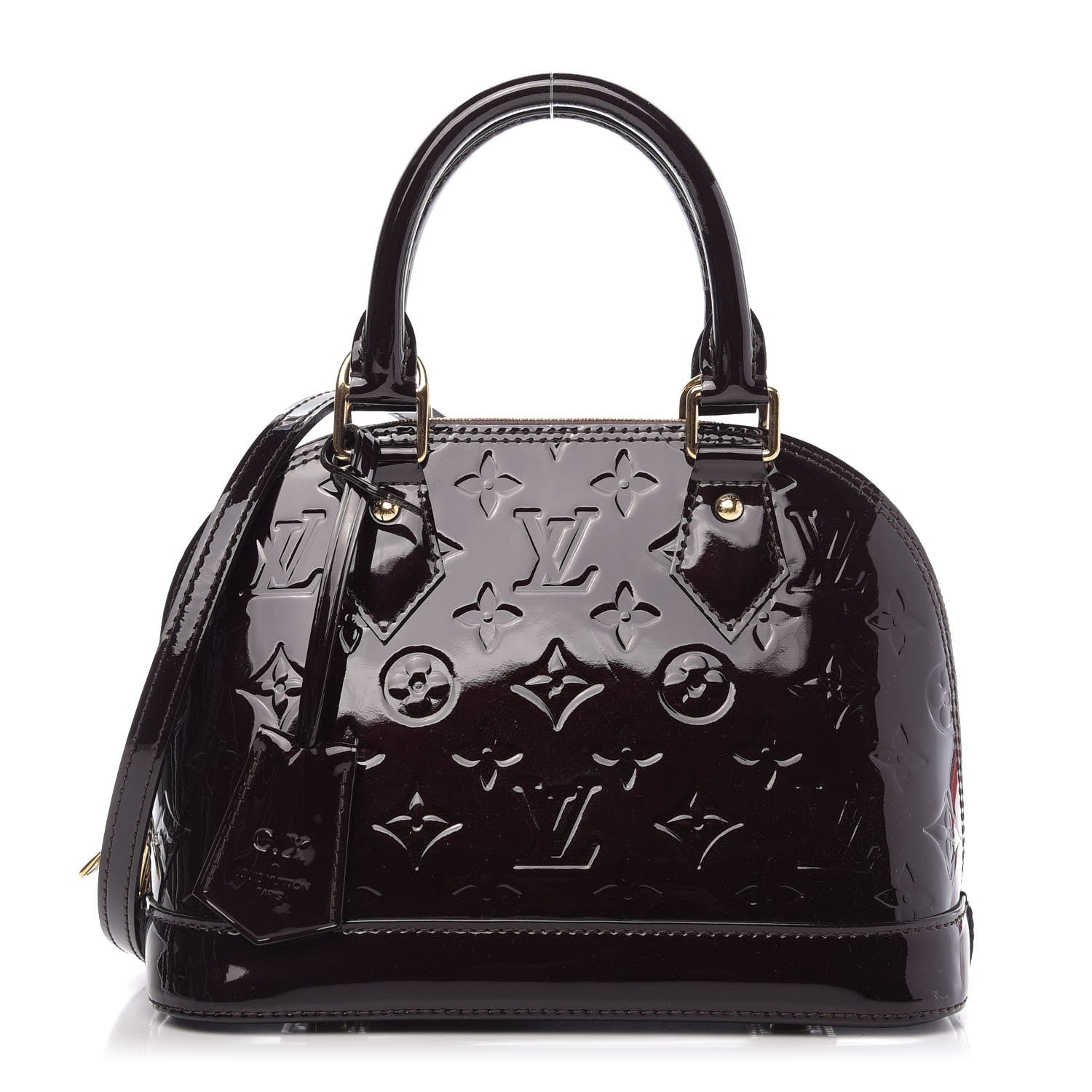 Louis Vuitton Vernis Alma BB Amarante 1 of 10