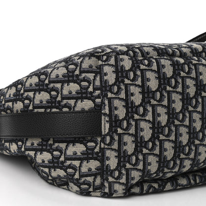 Christian Dior Oblique Soft Saddle Bag Beige Black 9 of 10
