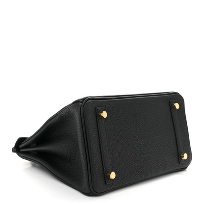 Hermes Togo Birkin 25 Black 4 of 10