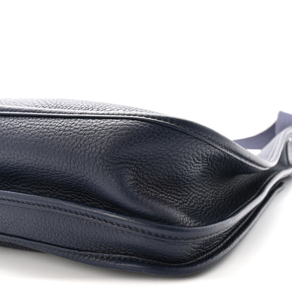 Hermes Taurillon Clemence Evelyne III GM Bleu Nuit 9 of 9