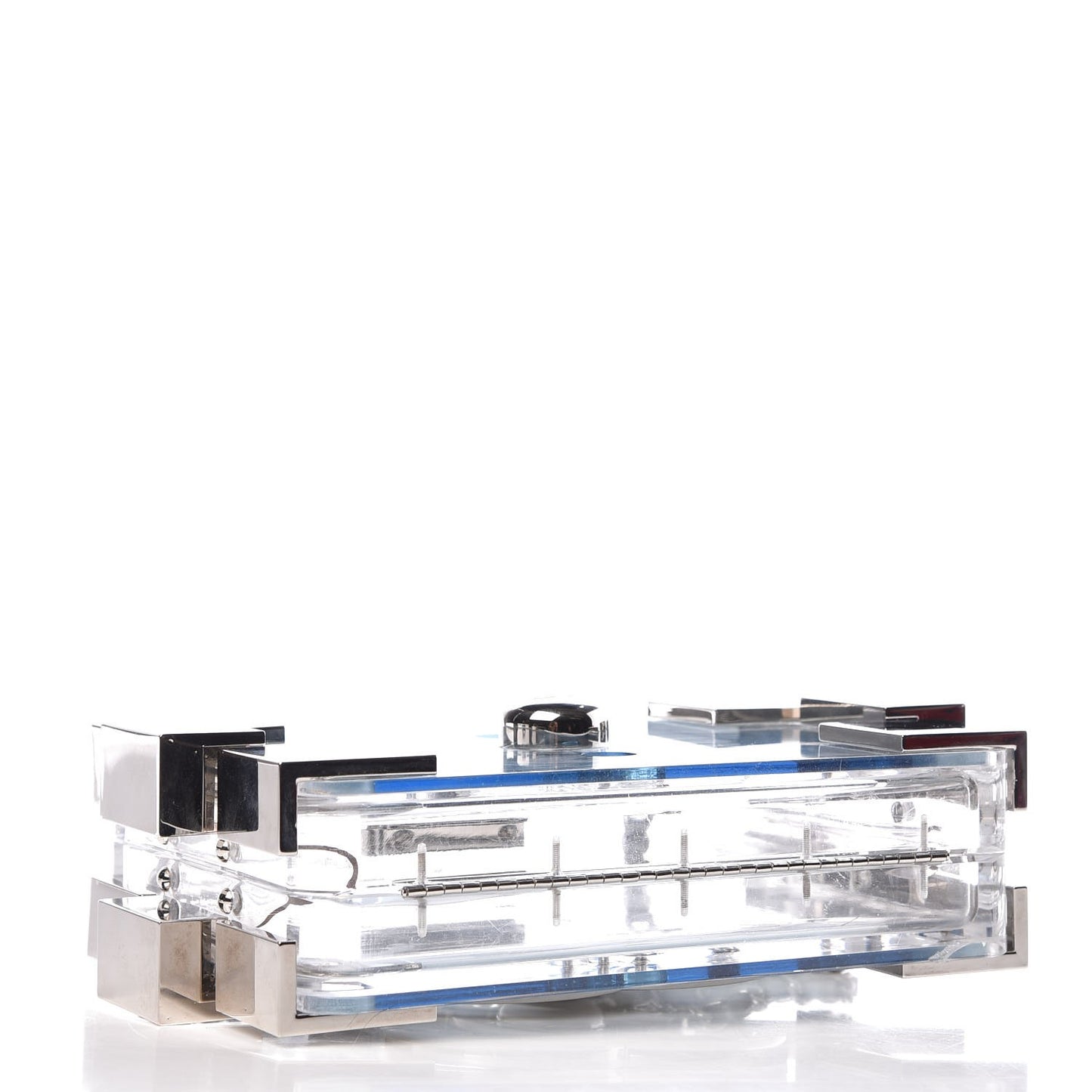 Plexiglass Boy Brick Lego Clutch Light Blue
