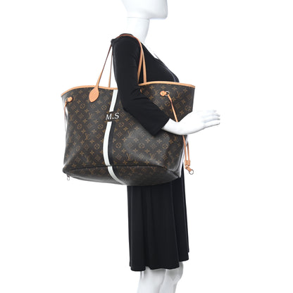 Louis Vuitton Monogram My LV Heritage Neverfull GM White Black 2 of 15