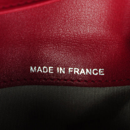 Chanel Caviar Brilliant Sevruga Long Flap Wallet Red 5 of 13