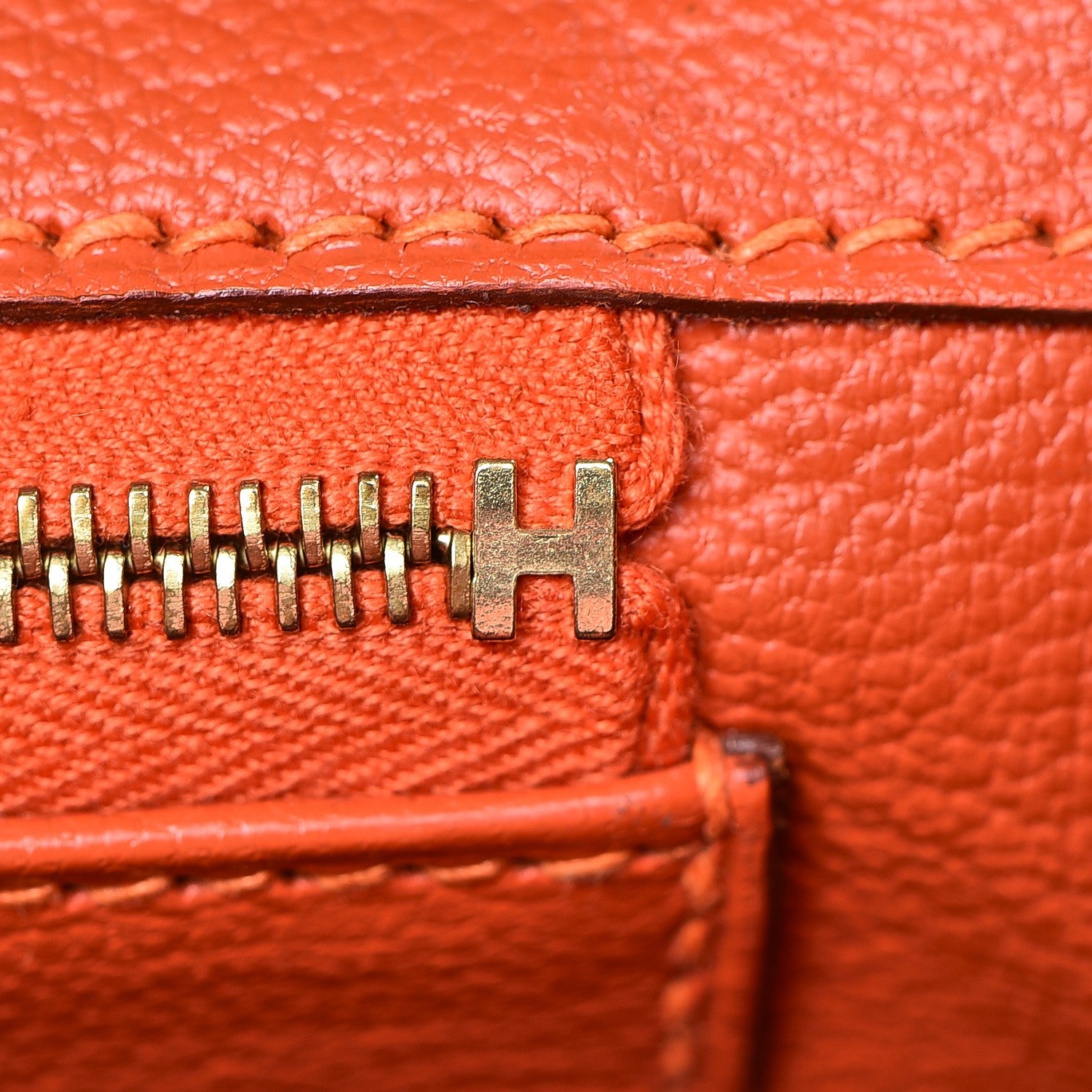 Hermes Togo Birkin 25 Feu 14 of 33