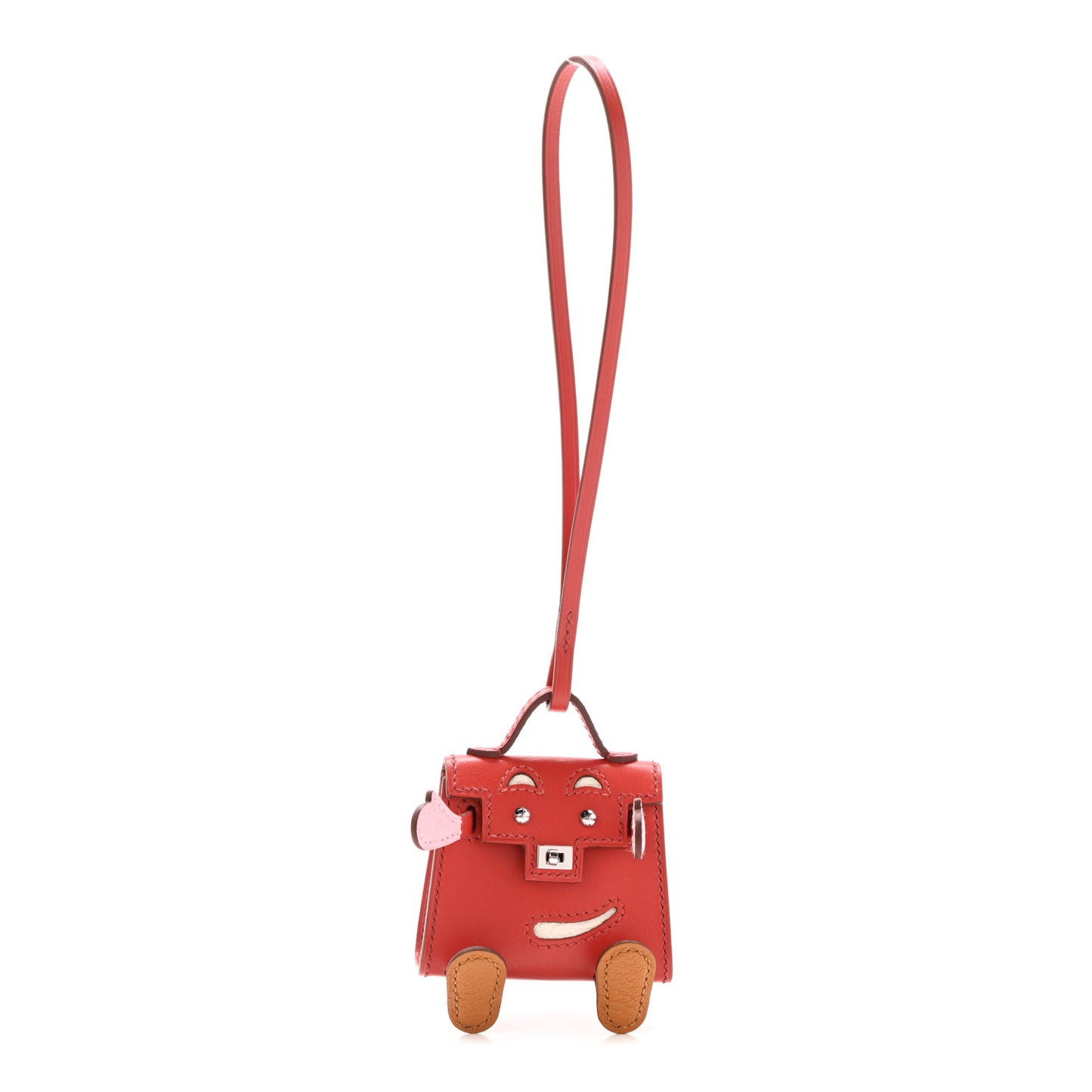 Tadelakt Chevre Mysore Kelly Quelle Idole Bag Charm Rose Sakura Sanguine Nata Sesame