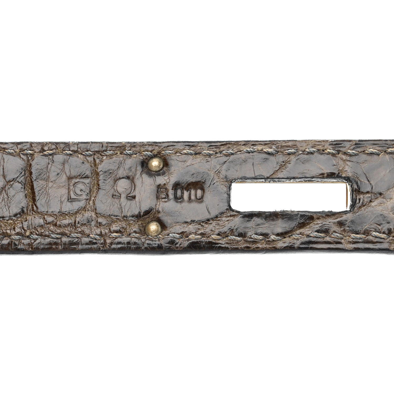 Hermes Shiny Porosus Crocodile Birkin 30 Graphite 7 of 11