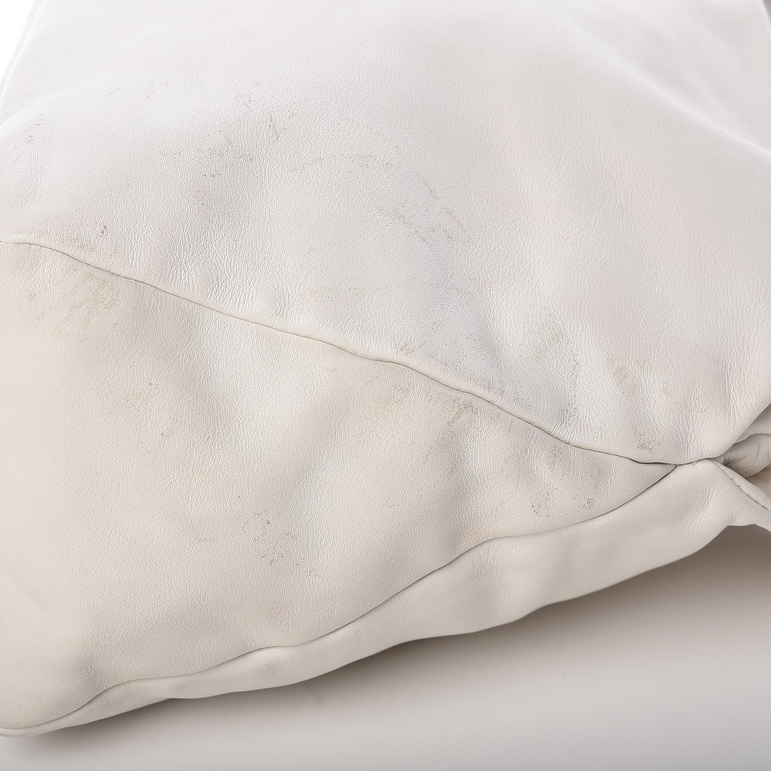 Chanel Calfskin Rodeo Drive Hobo White 10 of 12