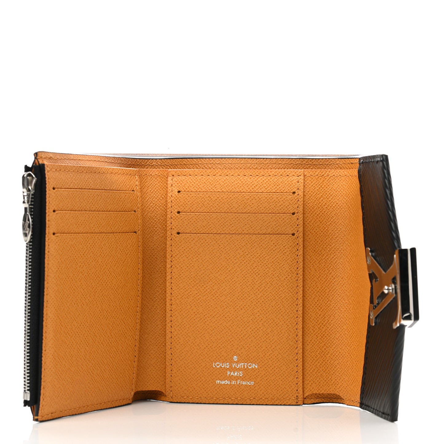 Epi Grenelle Compact Wallet Black