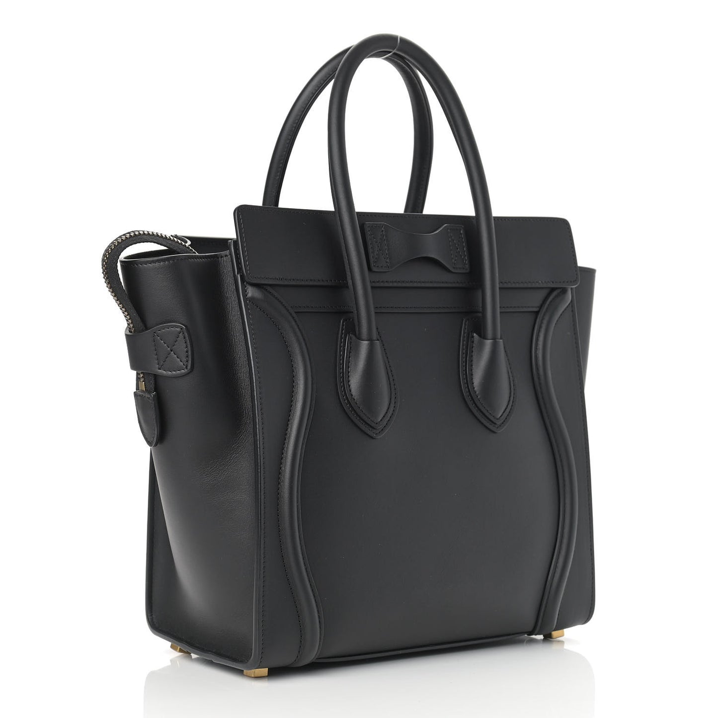 Smooth Calfskin Micro Luggage Black
