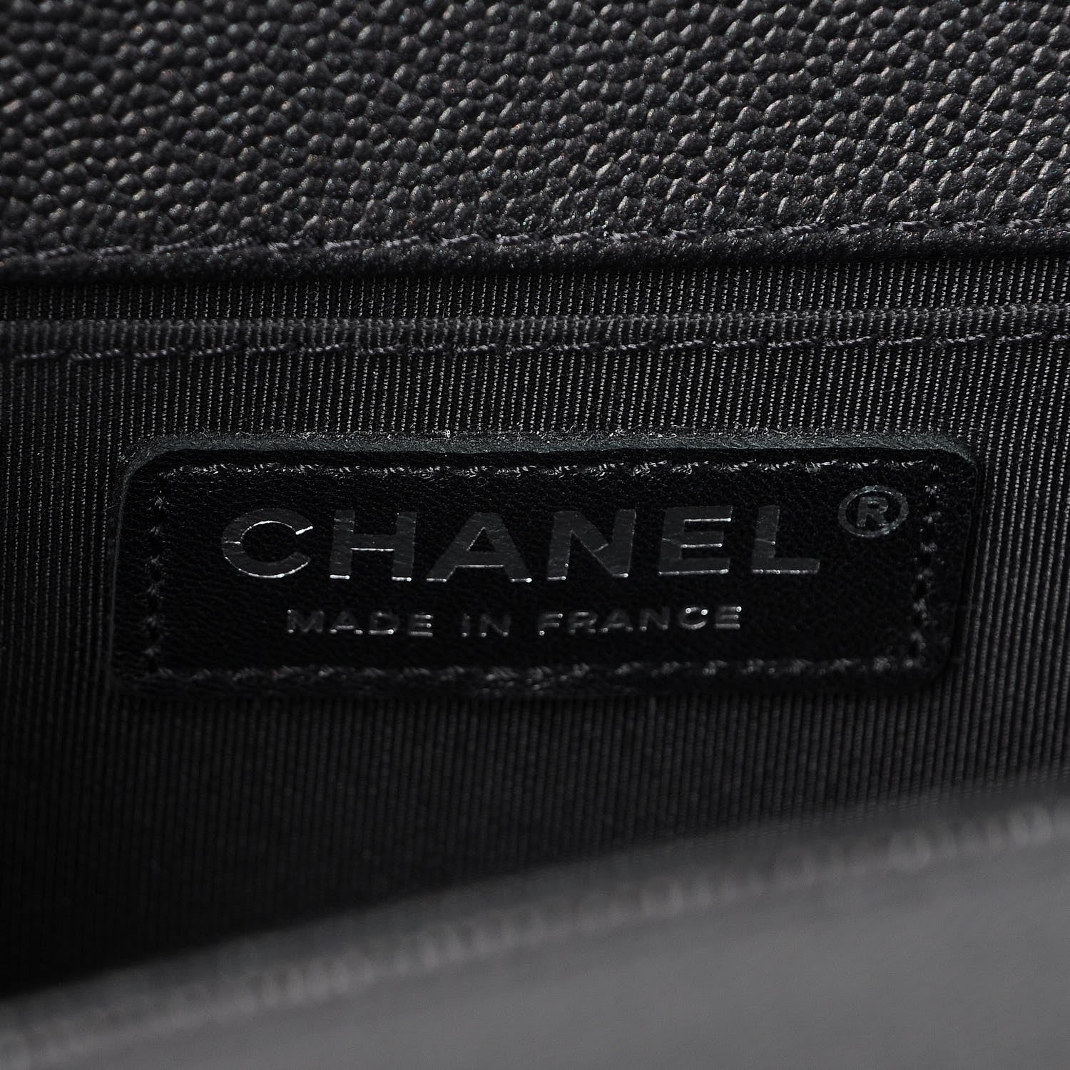 Chanel Caviar Quilted Medium Boy Flap So Black 7 of 9