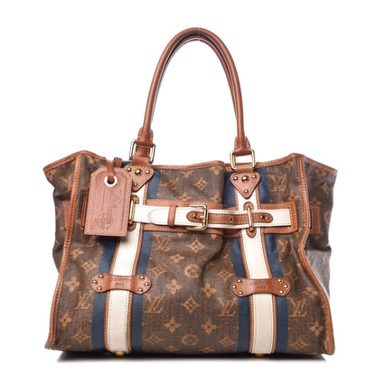 Louis Vuitton Monogram Rayures Tisse Sac GM Blue 1 of 22