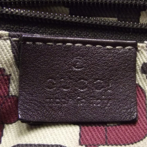 Guccissima D Gold Tote Chocolate