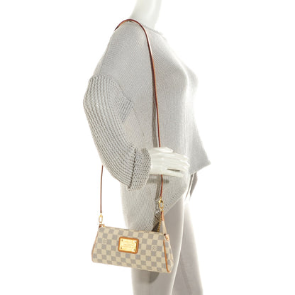 Louis Vuitton Damier Azur Eva Clutch 2 of 10