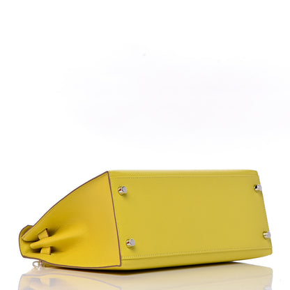 Hermes Epsom Kelly Sellier 28 Lime 4 of 37