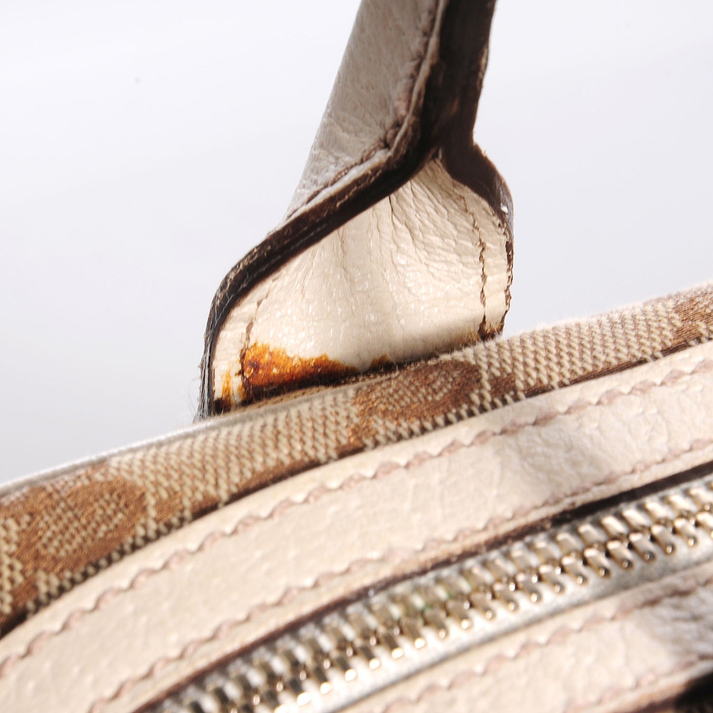 Monogram Small Princy Satchel Off White