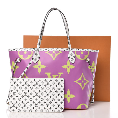 Louis Vuitton Monogram Giant Neverfull MM Pink Lilac 12 of 12